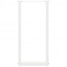 Nogi do stołu konsolowego w kształcie litery U 2 szt. Białe 28x(72-73) cm Stal