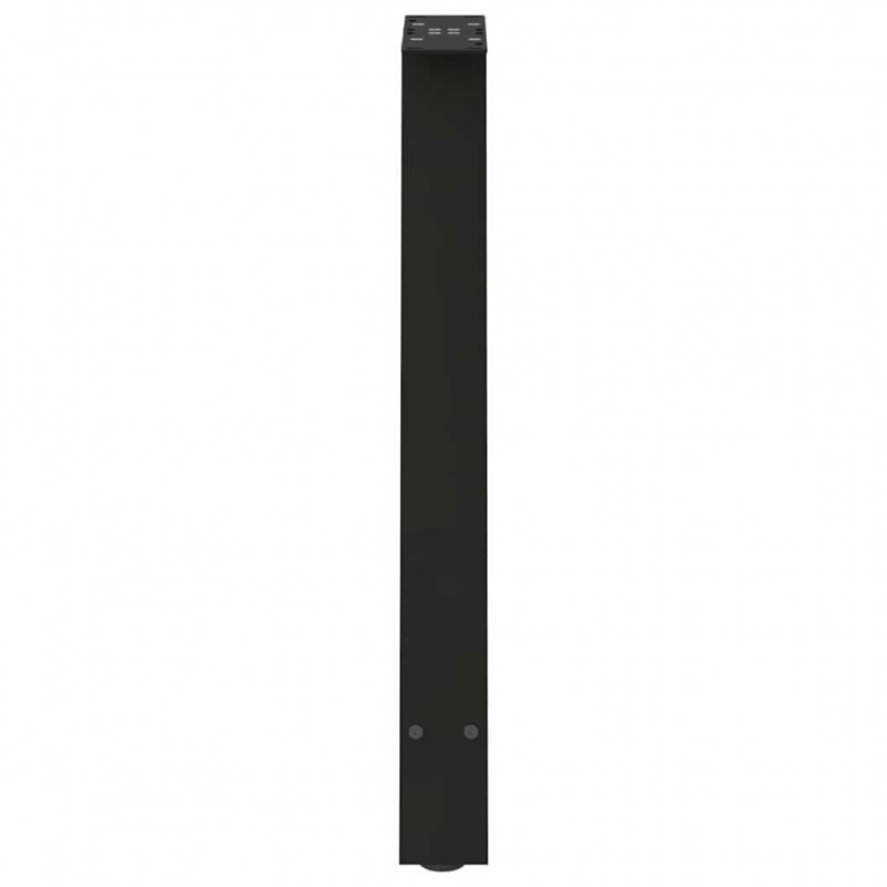 Nogi do stołu jadalnego w kształcie litery A 2 szt. Czarne 60x(72-73) cm Stal