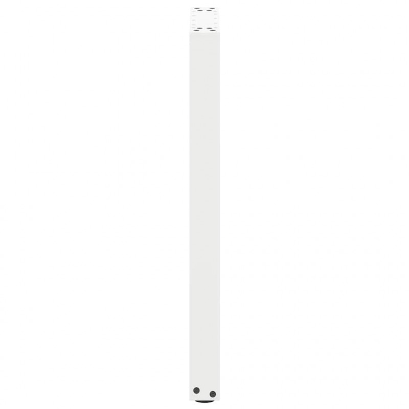Nogi do stołu konsolowego w kształcie litery U 2 szt. Białe 28x(72-73) cm Stal