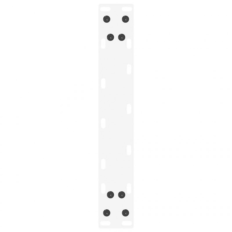 Nogi do stołu konsolowego w kształcie litery U 2 szt. Białe 28x(72-73) cm Stal