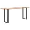 Nogi do stołu konsolowego w kształcie litery U 2 szt. Antracyt 28x(72-73) cm Stal