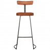 Hokery barowe 2 szt. 49x43x103 cm Drewno lite Mango