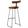 Hokery barowe 2 szt. 49x43x103 cm Drewno lite Mango