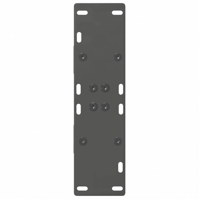 Nogi do stołu jadalnego w kształcie litery A 2 szt. Antracyt 60x(72-73) cm Stal