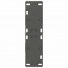 Nogi do stołu jadalnego w kształcie litery A 2 szt. Antracyt 60x(72-73) cm Stal