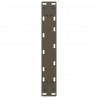 Nogi do stołu konsolowego w kształcie litery U 2 szt. Naturalna stal 28x(72-73) cm Stal