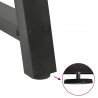 Nogi do stołu jadalnego w kształcie litery A 2 szt. Antracyt 60x(72-73) cm Stal