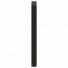 Nogi do stołu konsolowego w kształcie litery U 2 szt. Czarne 38x(72-73) cm Stal