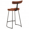 Hokery barowe 2 szt. 49x43x88 cm Drewno lite Mango