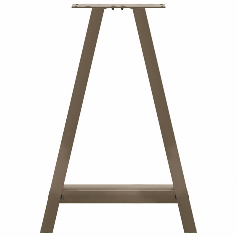Nogi do stołu jadalnego w kształcie litery A 2 szt. 60x(72-73) cm Stal