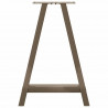 Nogi do stołu jadalnego w kształcie litery A 2 szt. 60x(72-73) cm Stal