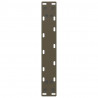 Nogi do stołu konsolowego w kształcie litery U 2 szt. Naturalna stal 38x(72-73) cm Stal