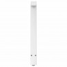 Nogi do stołu jadalnego w kształcie litery A 2 szt. Białe 70x(72-73) cm Stal