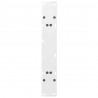 Nogi do stołu jadalnego w kształcie litery A 2 szt. Białe 70x(72-73) cm Stal