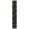 Nogi do stołu jadalnego w kształcie litery U 2 szt. Czarne 50x(72-73) cm Stal