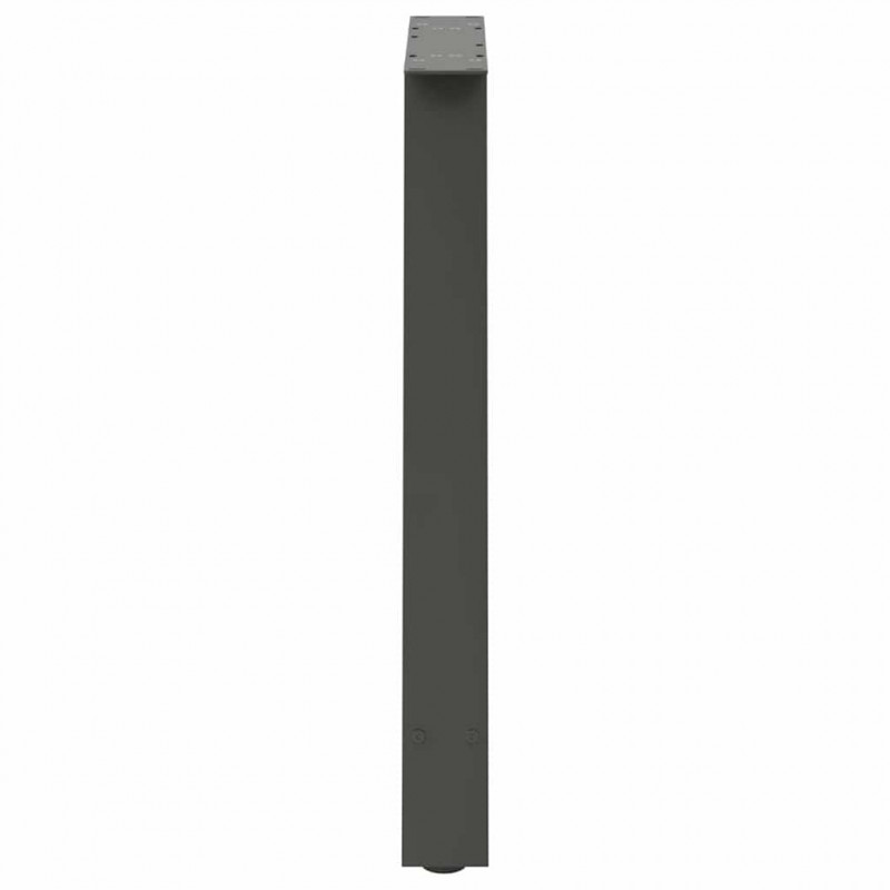 Nogi do stołu jadalnego w kształcie litery A 2 szt. Antracyt 70x(72-73) cm Stal