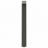 Nogi do stołu jadalnego w kształcie litery A 2 szt. Antracyt 70x(72-73) cm Stal