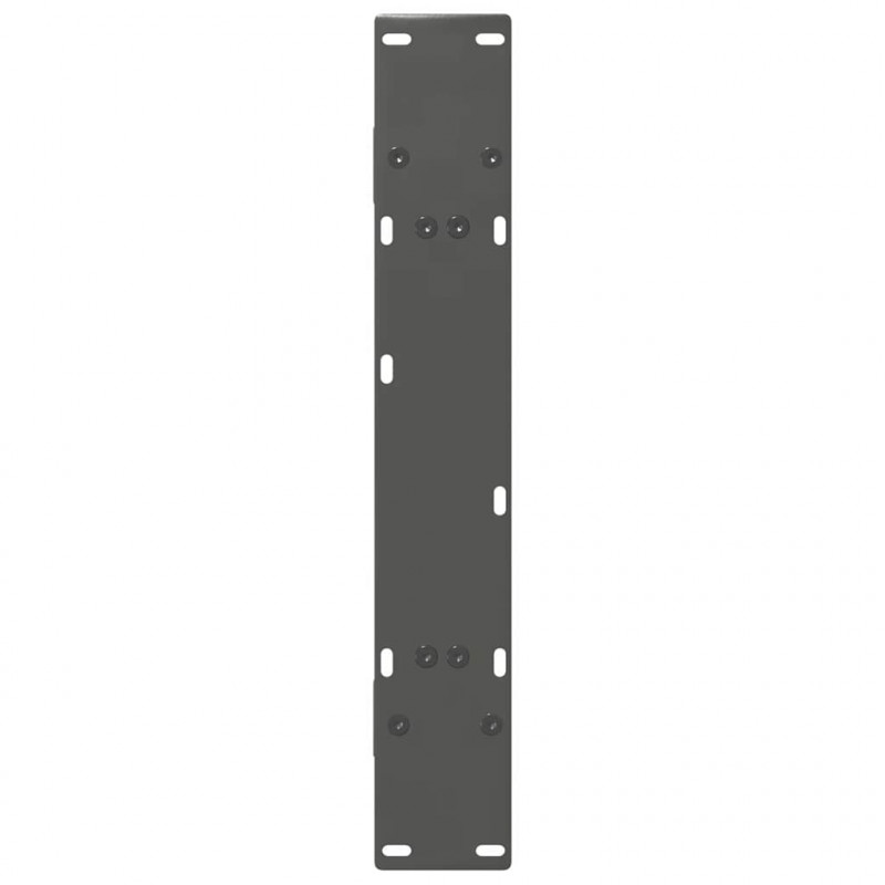 Nogi do stołu jadalnego w kształcie litery A 2 szt. Antracyt 70x(72-73) cm Stal
