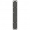Nogi do stołu jadalnego w kształcie litery A 2 szt. Antracyt 70x(72-73) cm Stal