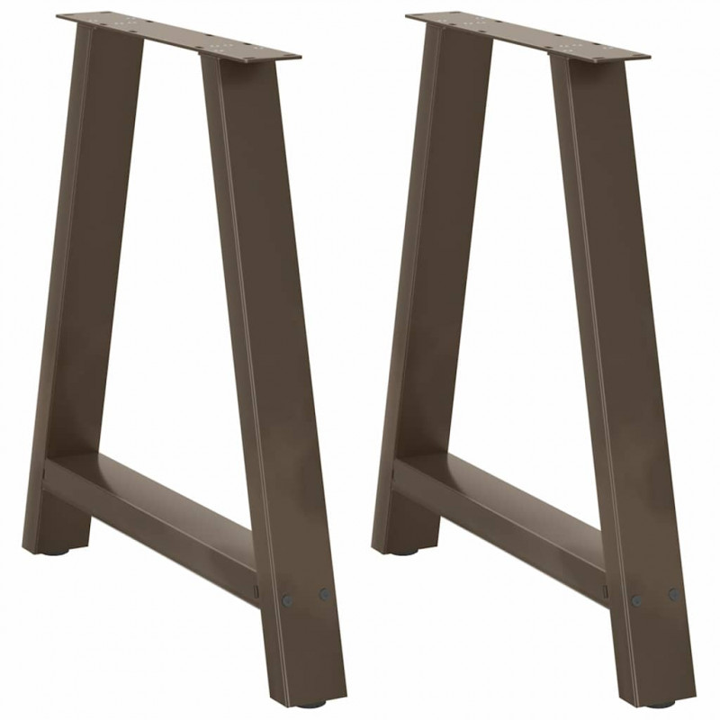 Nogi do stołu jadalnego w kształcie litery A 2 szt. 70x(72-73) cm Stal
