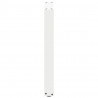 Nogi do stołu jadalnego w kształcie litery U 2 szt. Białe 50x(72-73) cm Stal
