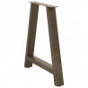 Nogi do stołu jadalnego w kształcie litery A 2 szt. 70x(72-73) cm Stal