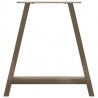 Nogi do stołu jadalnego w kształcie litery A 2 szt. 70x(72-73) cm Stal