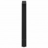 Nogi do stołu jadalnego w kształcie litery A 2 szt. Czarne 80x(72-73) cm Stal