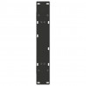 Nogi do stołu jadalnego w kształcie litery A 2 szt. Czarne 80x(72-73) cm Stal