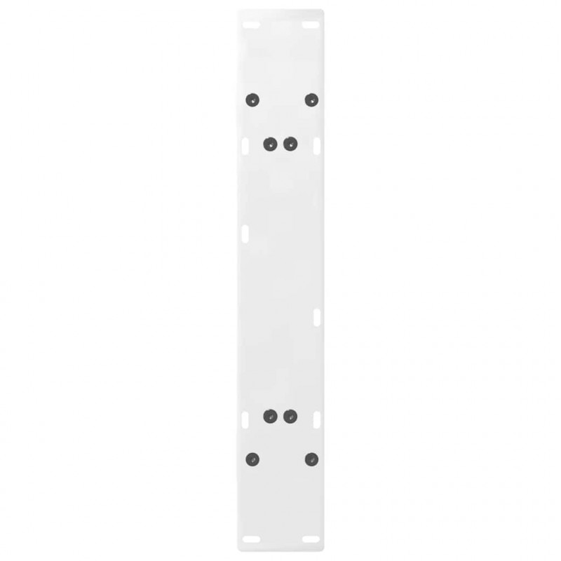Nogi do stołu jadalnego w kształcie litery A 2 szt. Białe 80x(72-73) cm Stal