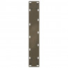 Nogi do stołu jadalnego w kształcie litery U 2 szt. Naturalna stal 50x(72-73) cm Stal
