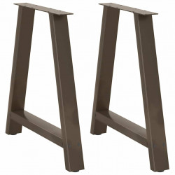 Nogi do stołu jadalnego w kształcie litery A 2 szt. 80x(72-73) cm Stal