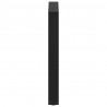 Nogi do stołu jadalnego w kształcie litery U 2 szt. Czarne 60x(72-73) cm Stal