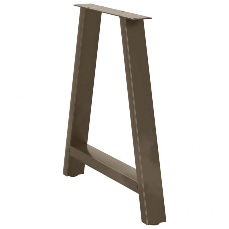 Nogi do stołu jadalnego w kształcie litery A 2 szt. 80x(72-73) cm Stal