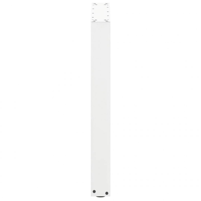 Nogi do stołu jadalnego w kształcie litery U 2 szt. Białe 60x(72-73) cm Stal