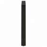 Nogi do stołu jadalnego w kształcie litery A 2 szt. Czarne 90x(72-73) cm Stal