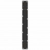 Nogi do stołu jadalnego w kształcie litery A 2 szt. Czarne 90x(72-73) cm Stal