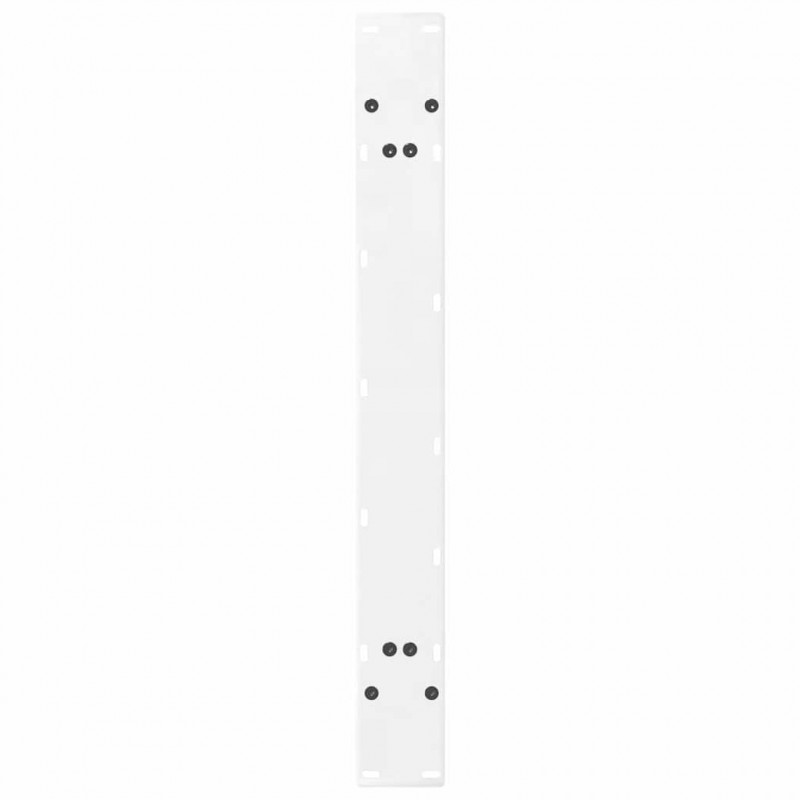Nogi do stołu jadalnego w kształcie litery A 2 szt. Białe 90x(72-73) cm Stal