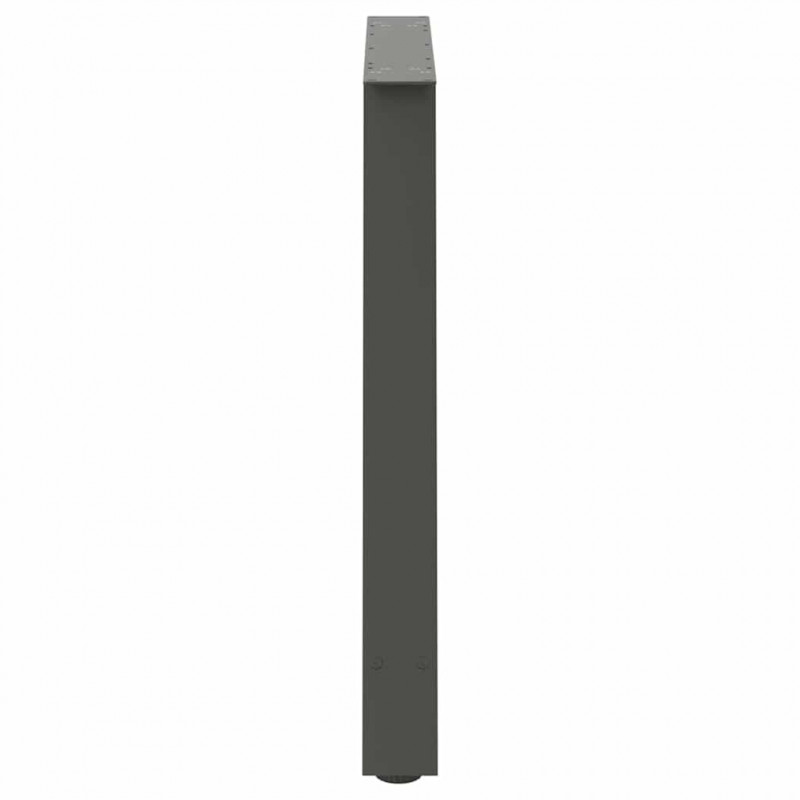 Nogi do stołu jadalnego w kształcie litery A 2 szt. Antracyt 90x(72-73) cm Stal