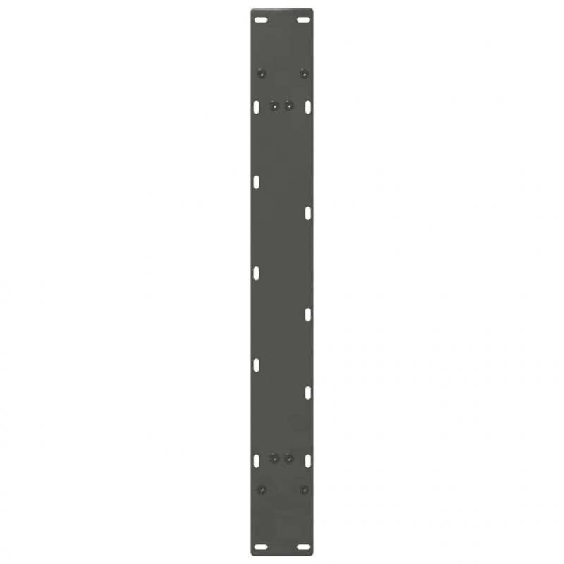 Nogi do stołu jadalnego w kształcie litery A 2 szt. Antracyt 90x(72-73) cm Stal