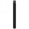 Nogi do stołu jadalnego w kształcie litery U 2 szt. Czarne 70x(72-73) cm Stal