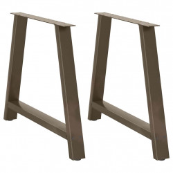 Nogi do stołu jadalnego w kształcie litery A 2 szt. 90x(72-73) cm Stal