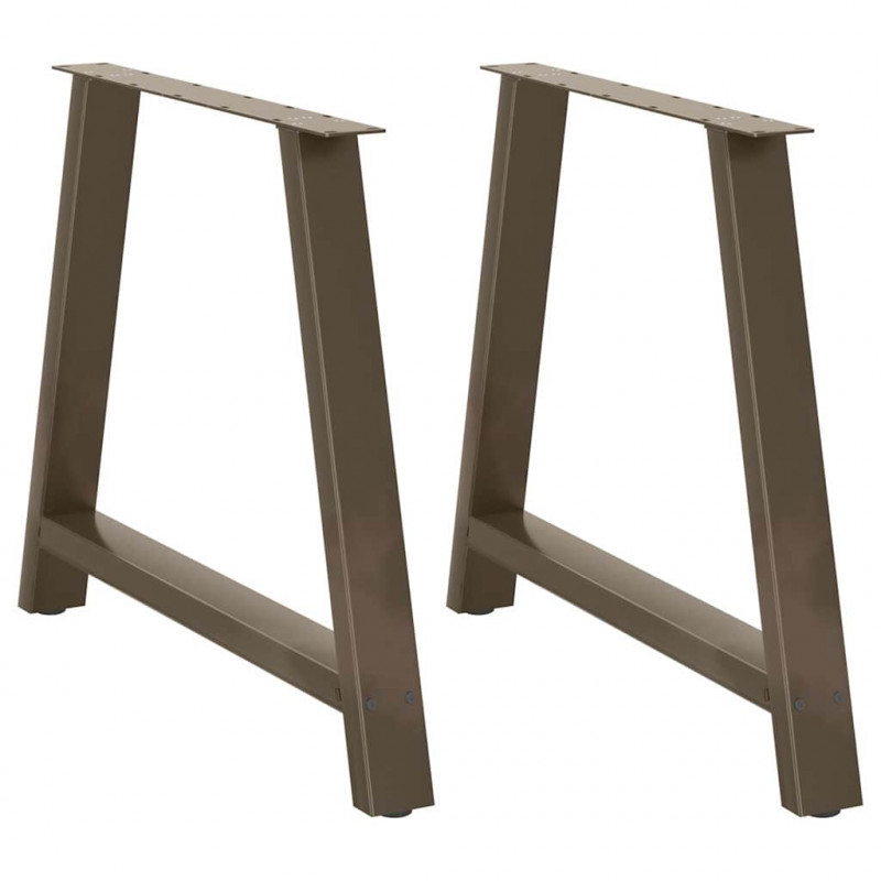 Nogi do stołu jadalnego w kształcie litery A 2 szt. 90x(72-73) cm Stal