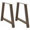 Nogi do stołu jadalnego w kształcie litery A 2 szt. 90x(72-73) cm Stal