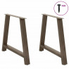 Nogi do stołu jadalnego w kształcie litery A 2 szt. 90x(72-73) cm Stal