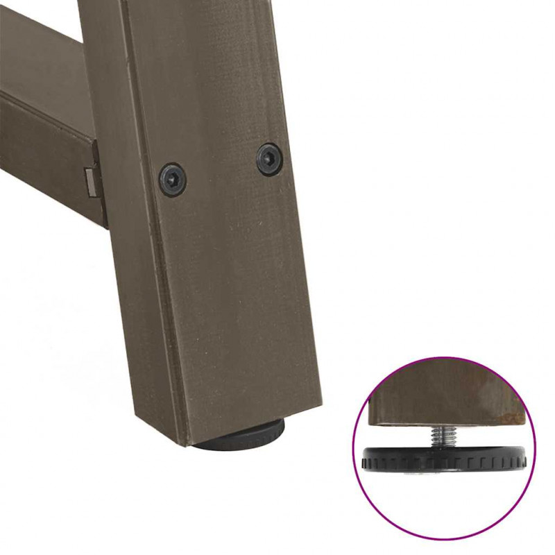 Nogi do stołu jadalnego w kształcie litery A 2 szt. 90x(72-73) cm Stal