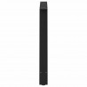 Nogi do stołu jadalnego w kształcie litery A 2 szt. Czarne 100x(72-73) cm Stal
