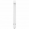 Nogi do stołu jadalnego w kształcie litery A 2 szt. Białe 100x(72-73) cm Stal