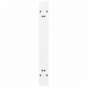 Nogi do stołu jadalnego w kształcie litery A 2 szt. Białe 100x(72-73) cm Stal