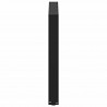 Nogi do stołu jadalnego w kształcie litery U 2 szt. Czarne 80x(72-73) cm Stal